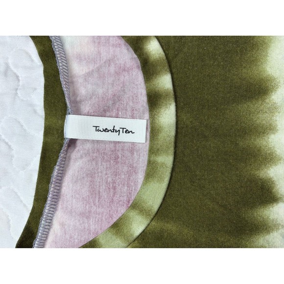 Twenty Ten Green Purple Red Acid Wash Color Block Tshirt size medium - Picture 4 of 5